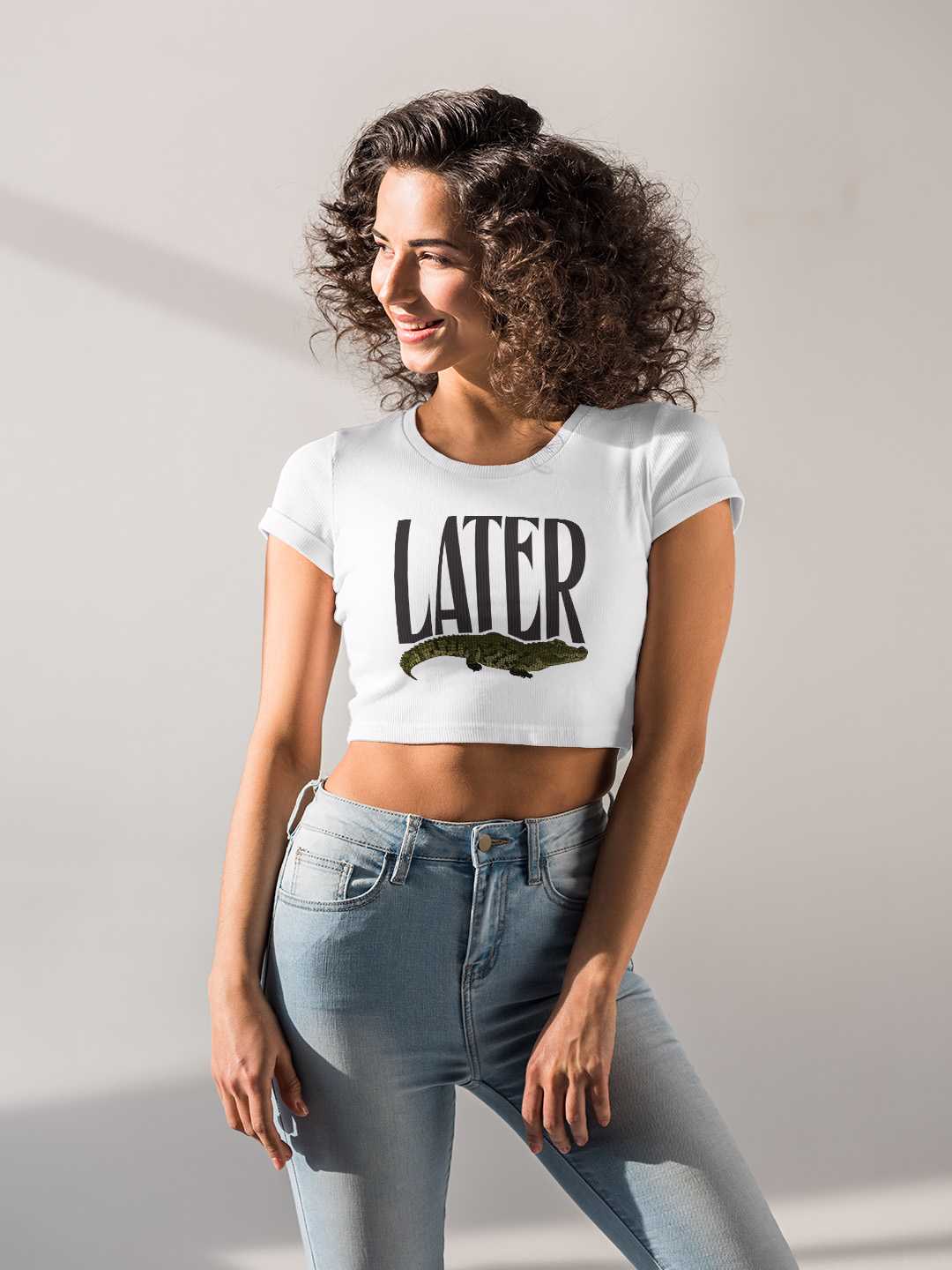 Later Aligator Graphic Baby Tee