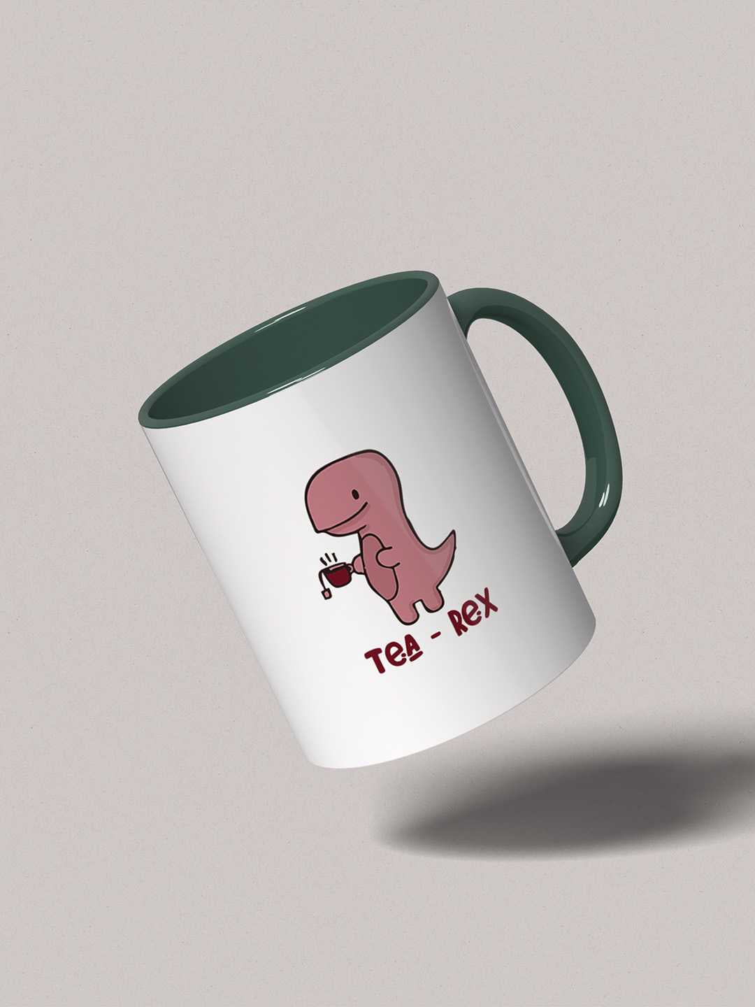 TEA-REX Graphic Printed Ceramic Mug