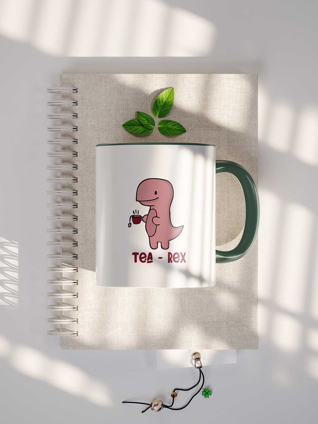 TEA-REX Graphic Printed Ceramic Mug
