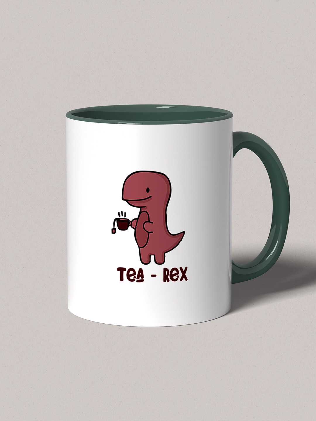 TEA-REX Graphic Printed Ceramic Mug