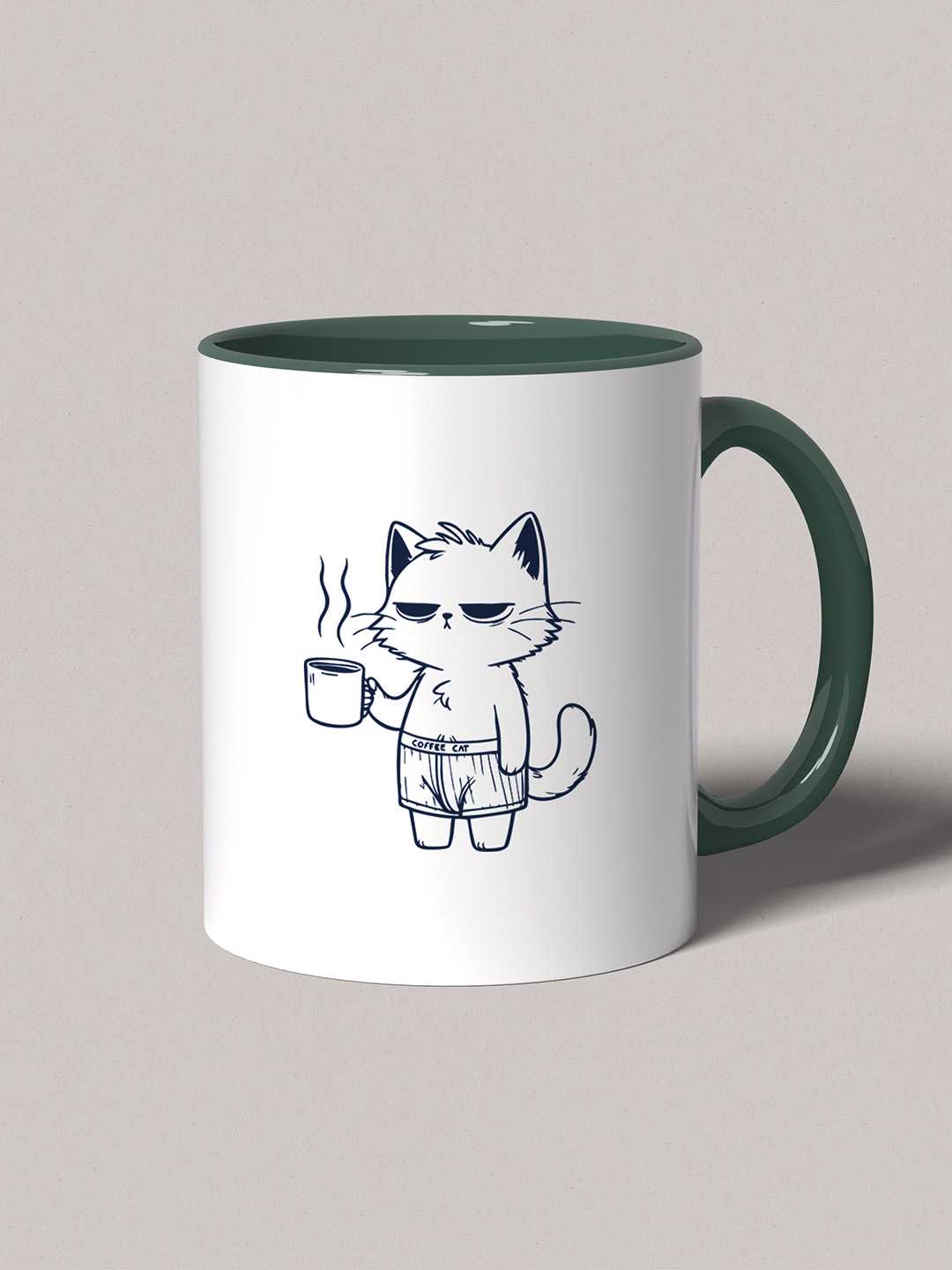 GRUMPY CAT Graphic Printed Ceramic Mug