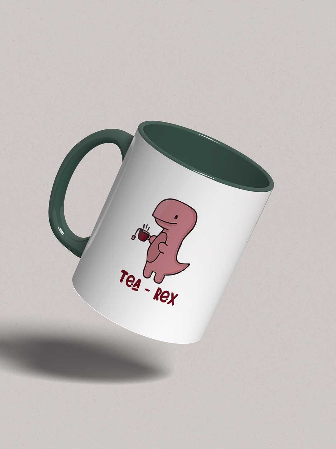 TEA-REX Graphic Printed Ceramic Mug