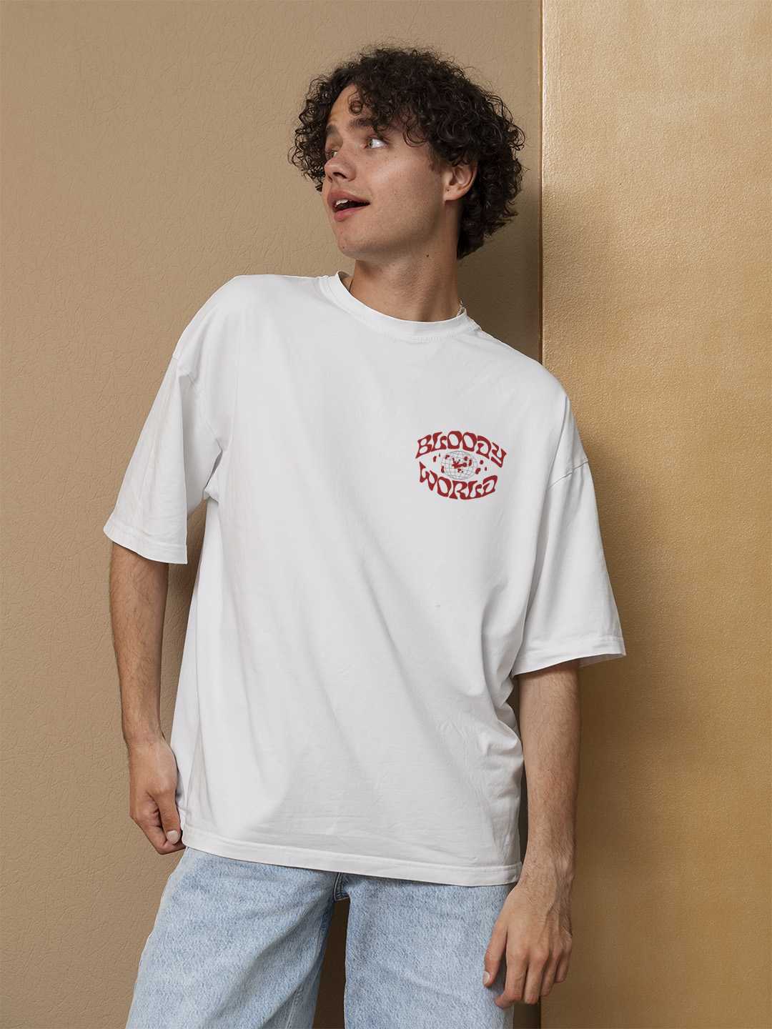 Bloody World Oversized Tee