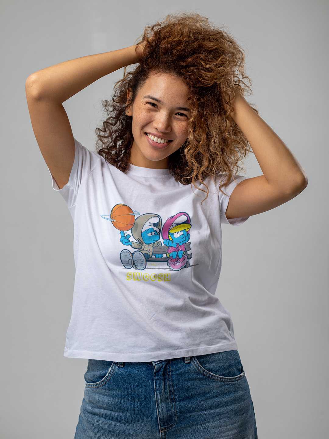 Swooosh Smurf Regular Graphic Tee