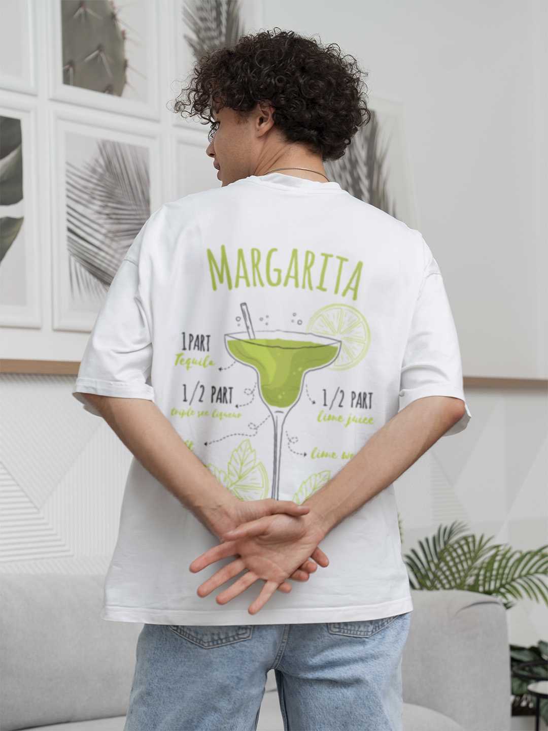 I Need A Huge Margarita Oversized Tee