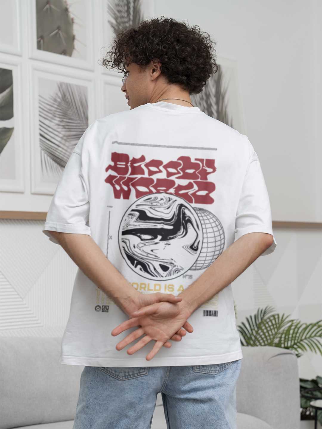 Bloody World Oversized Tee