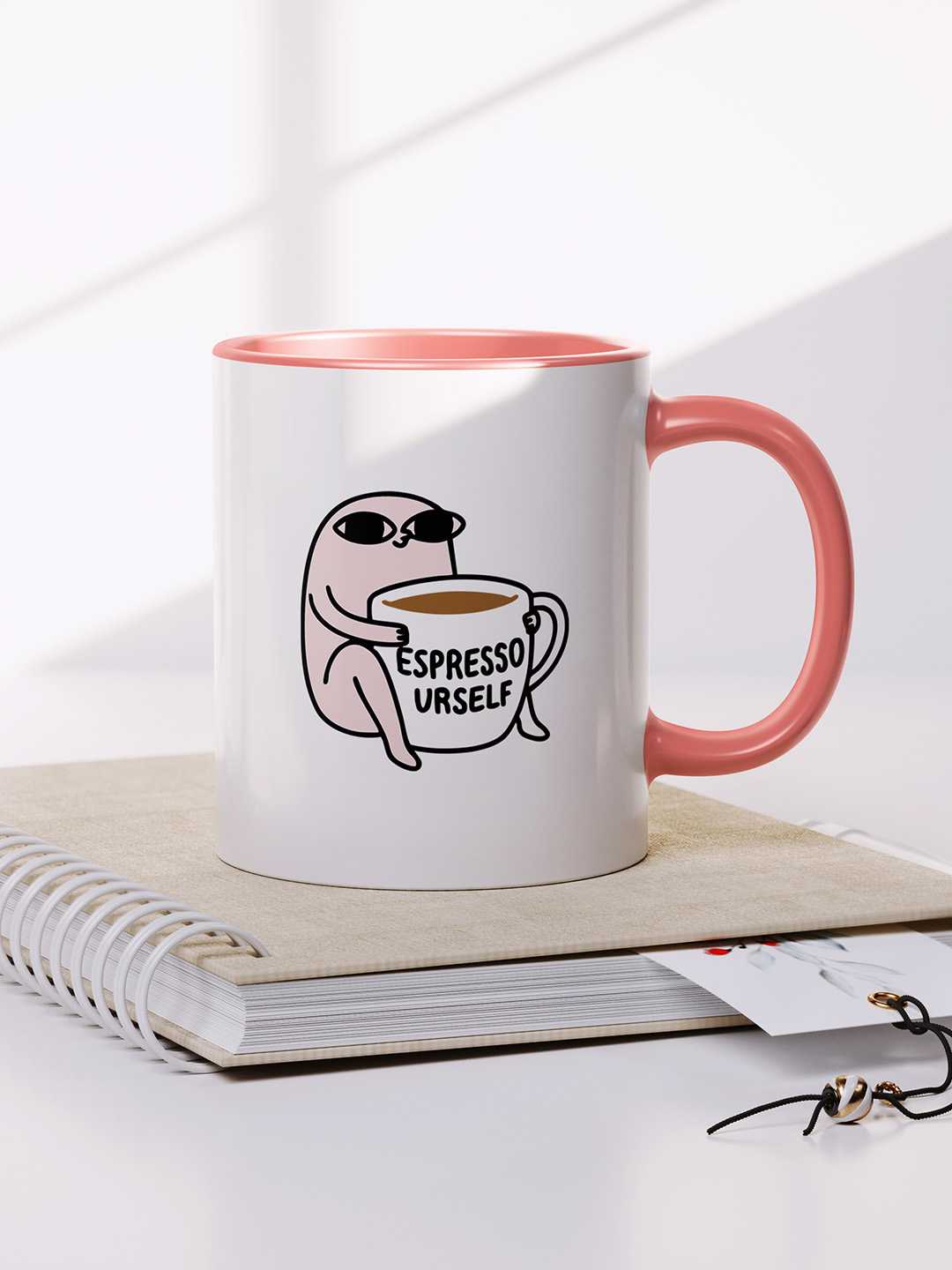 Espresso Urself Graphic Printed Ceramic Mug