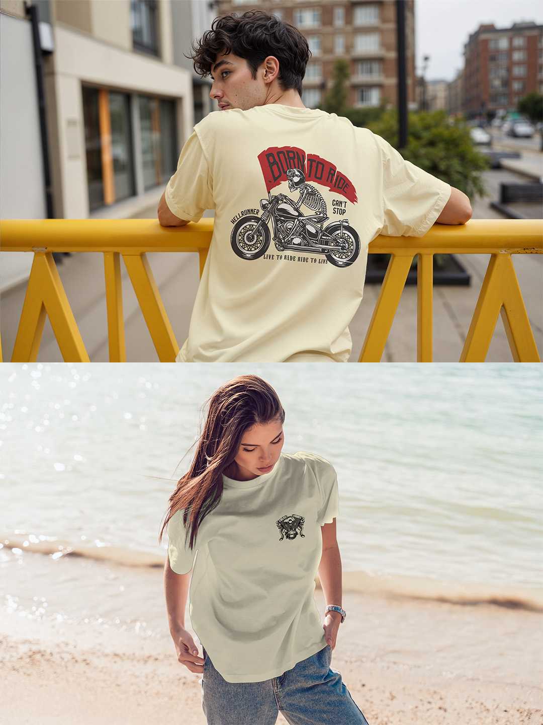 Born to Ride Oversized Tee