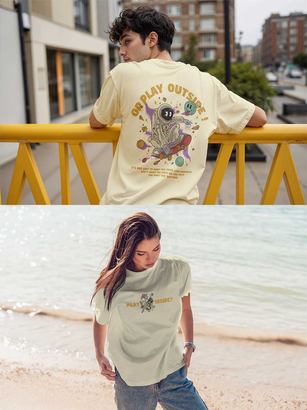 Play Inside Oversized Tee