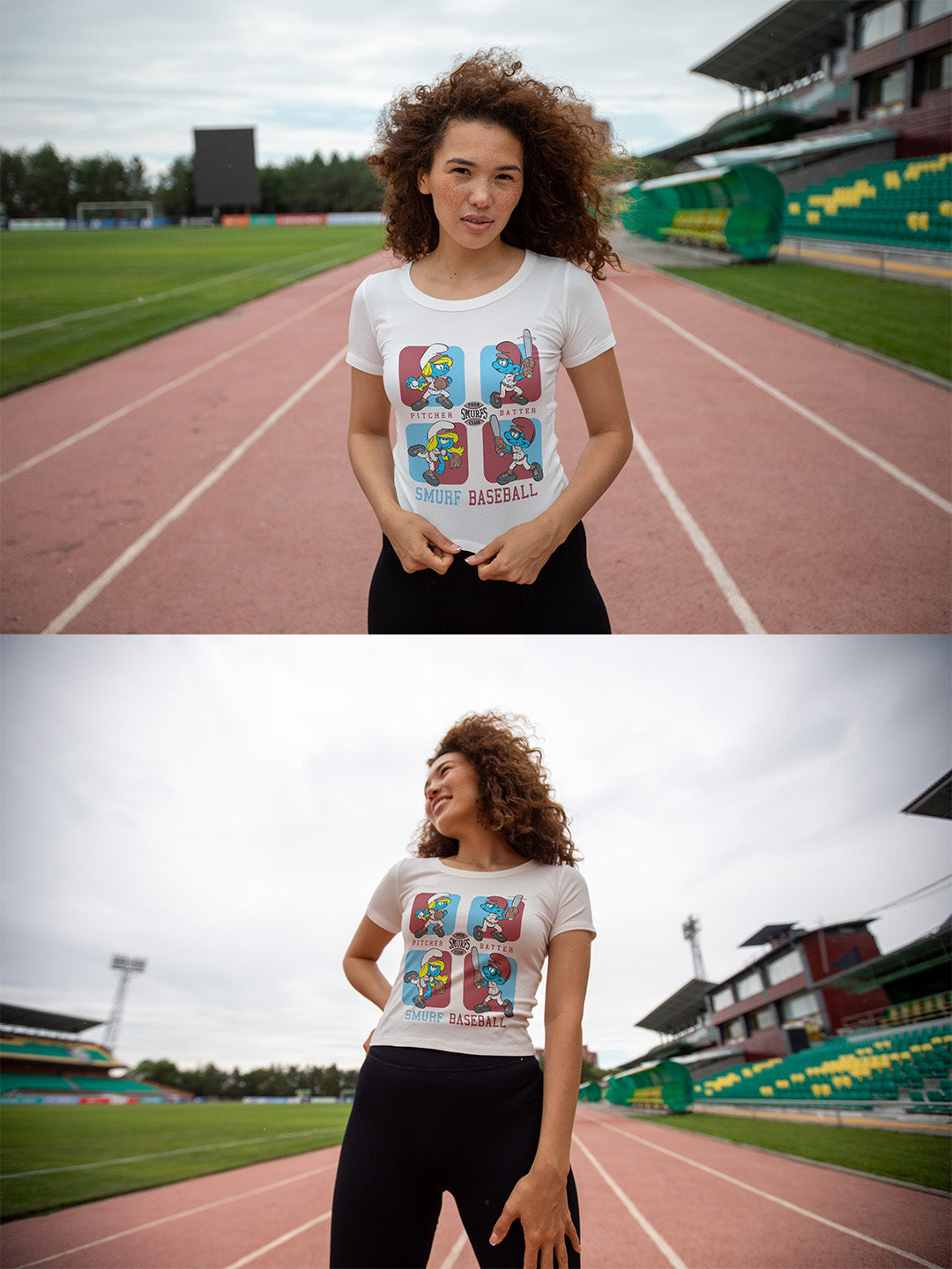 Smurfs Baseball Regular Graphic Tee