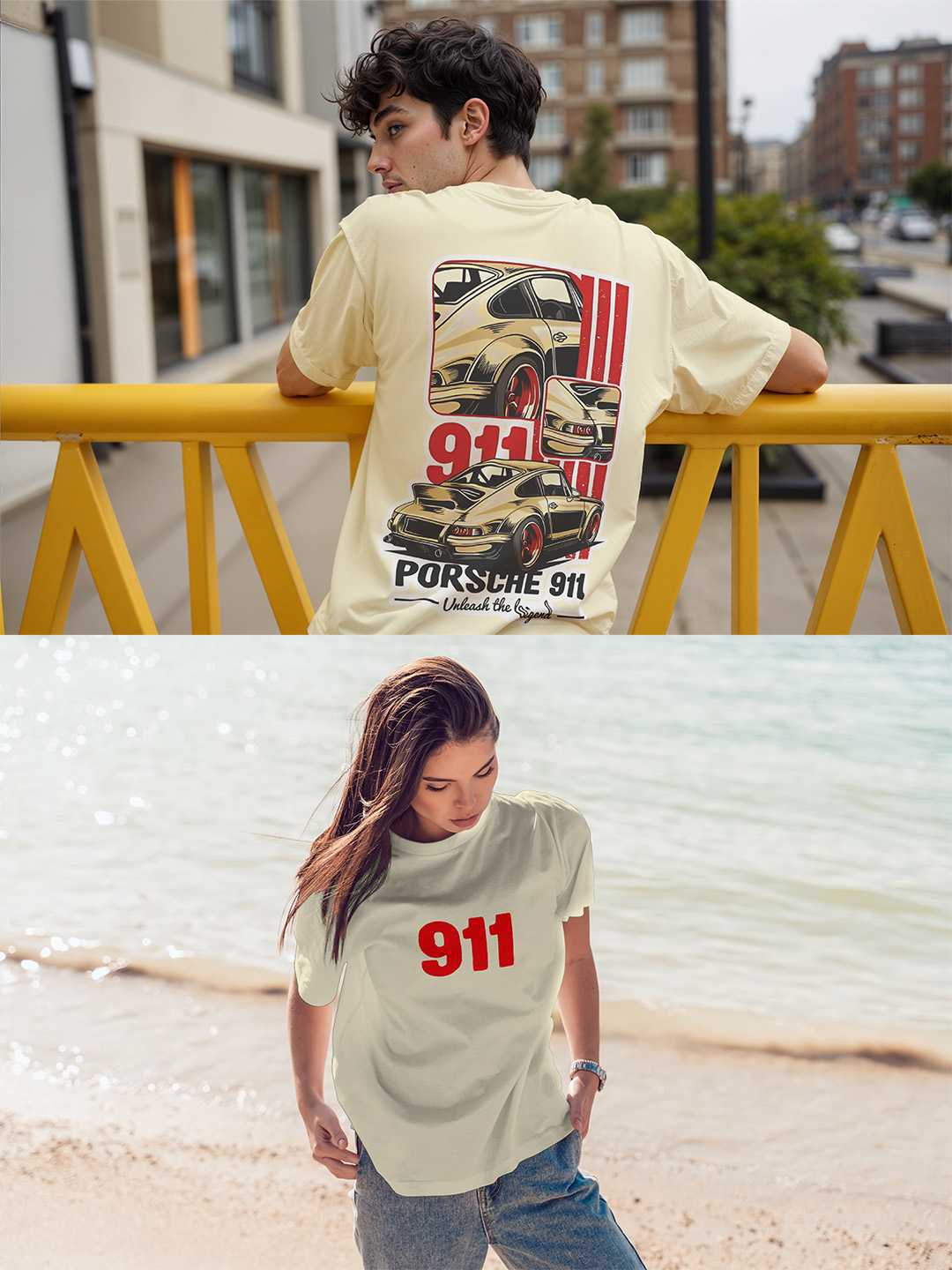 Sports Car 911 Oversized Tee