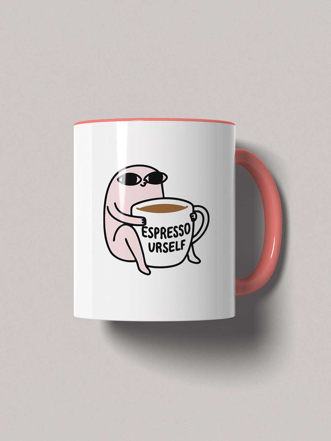 Espresso Urself Graphic Printed Ceramic Mug