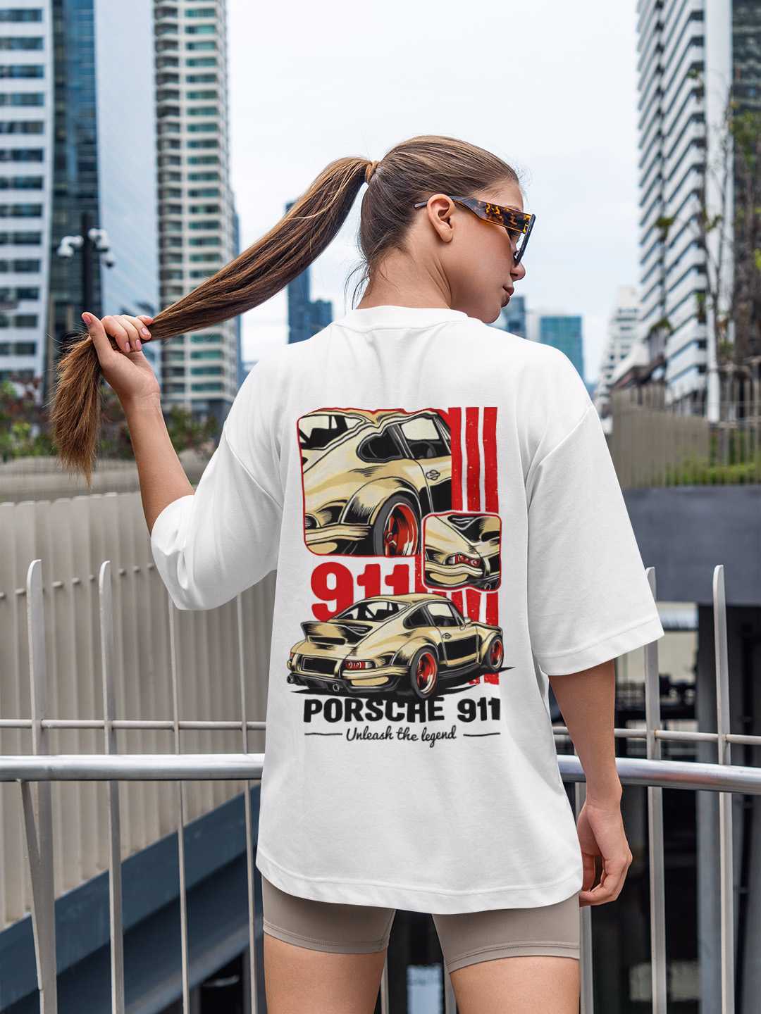 Sports Car 911 Oversized Tee