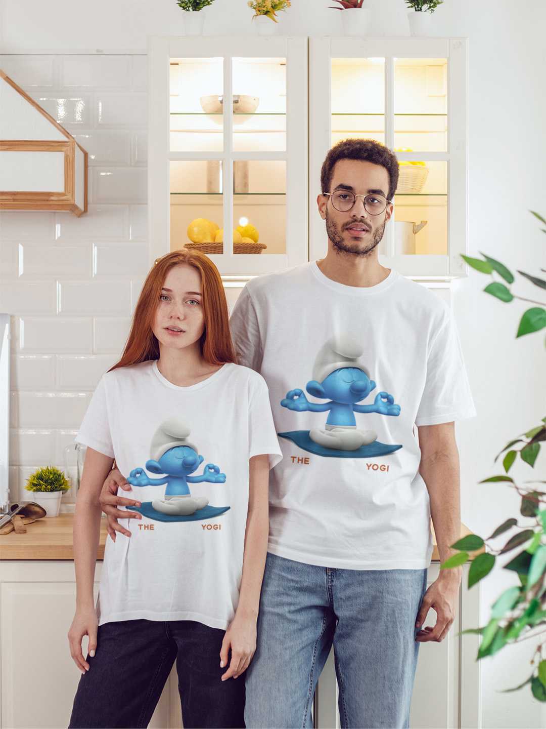 The Smurfing Yogi Regular Graphic Tee