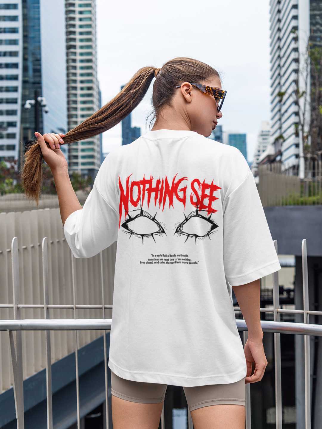Nothing See Oversized Tee