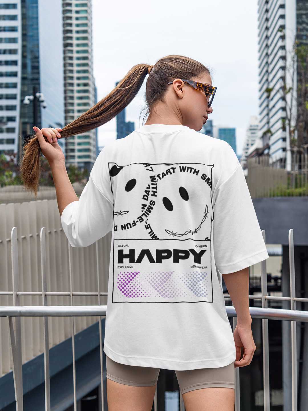 Happy Oversized Tee