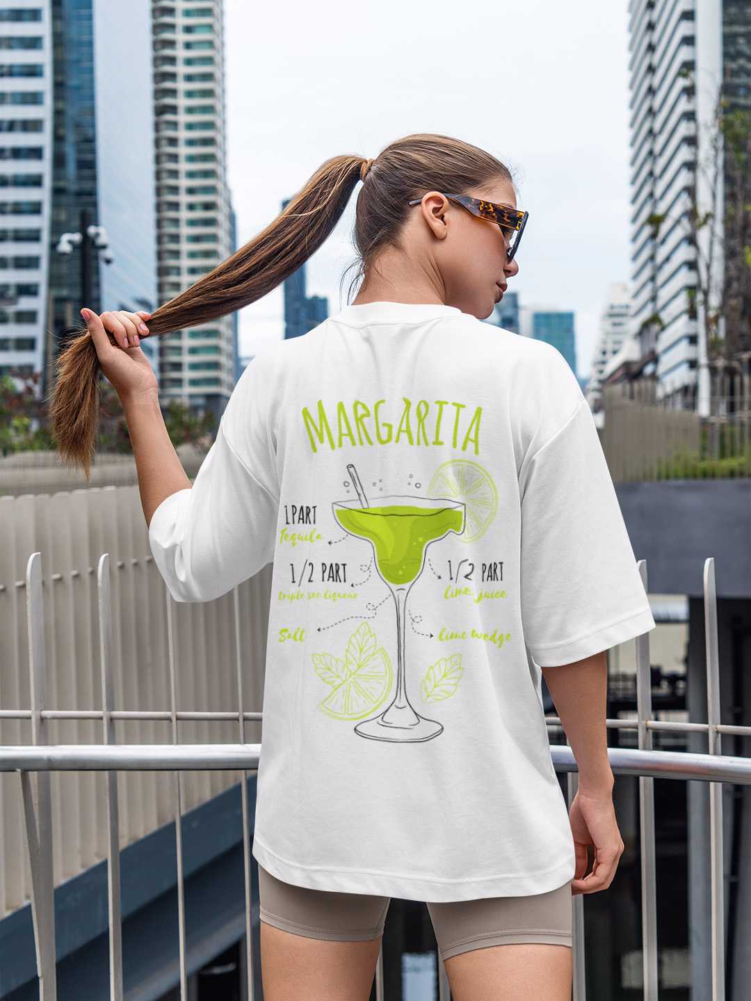I Need A Huge Margarita Oversized Tee