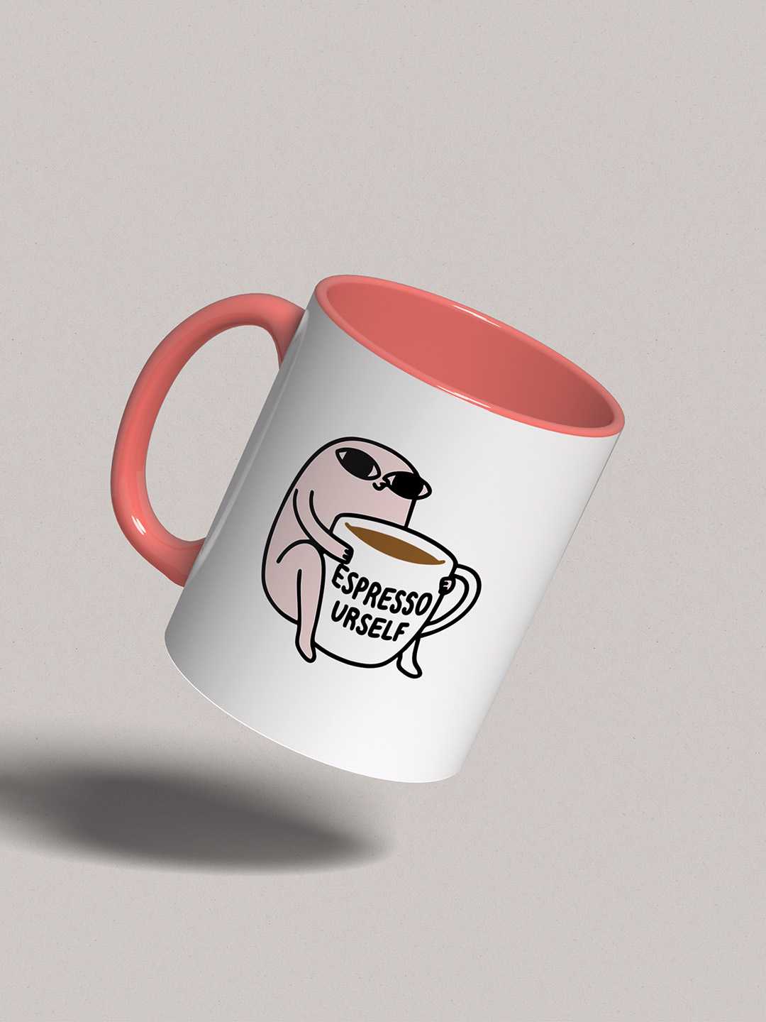 Espresso Urself Graphic Printed Ceramic Mug