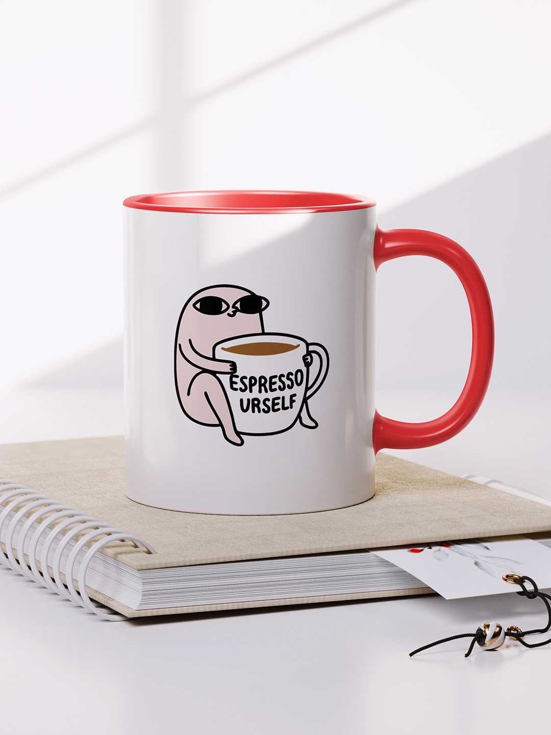 Espresso Urself Graphic Printed Ceramic Mug