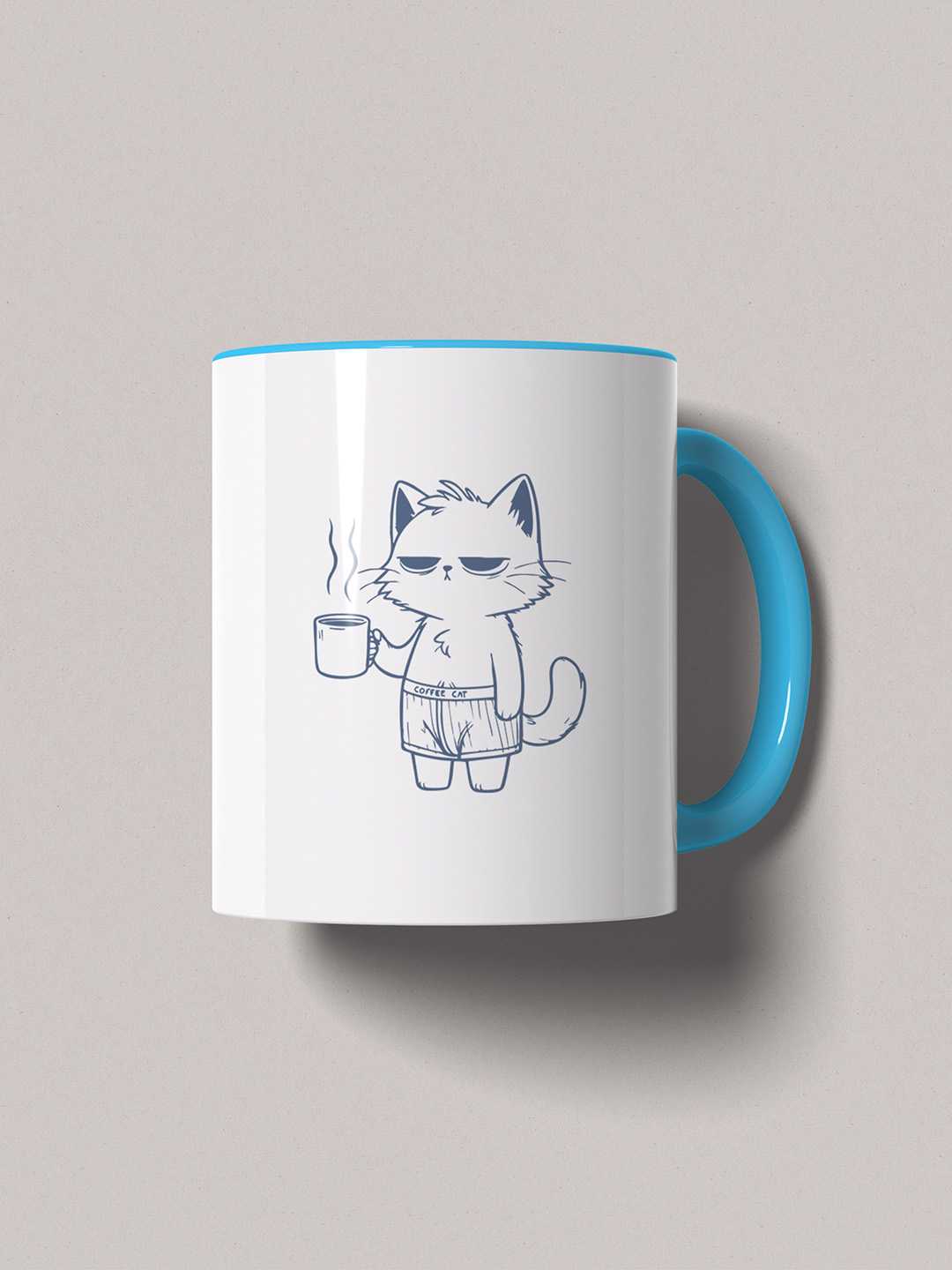 GRUMPY CAT Graphic Printed Ceramic Mug