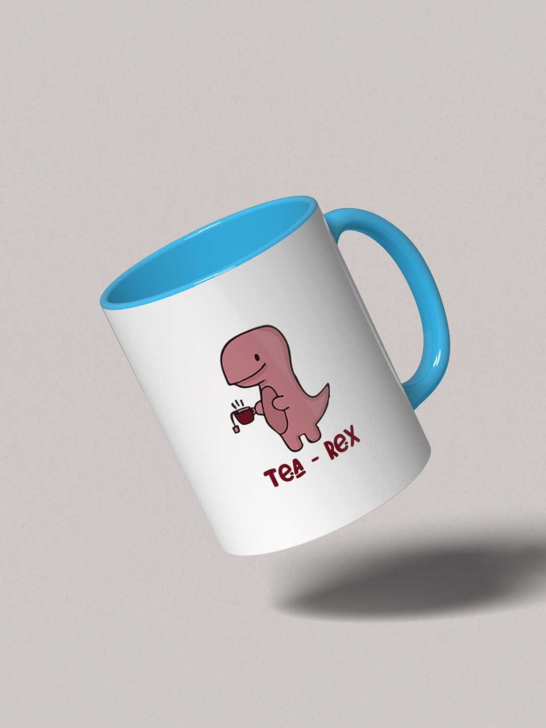 TEA-REX Graphic Printed Ceramic Mug