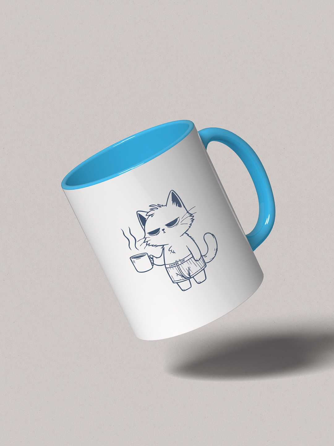 GRUMPY CAT Graphic Printed Ceramic Mug