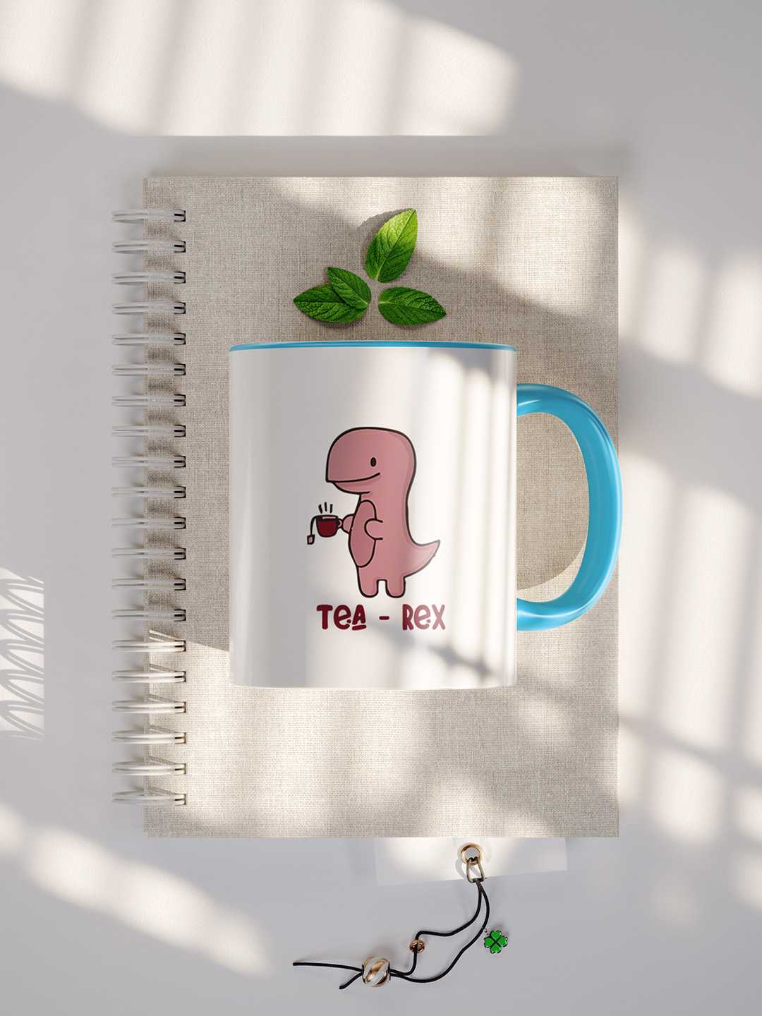 TEA-REX Graphic Printed Ceramic Mug