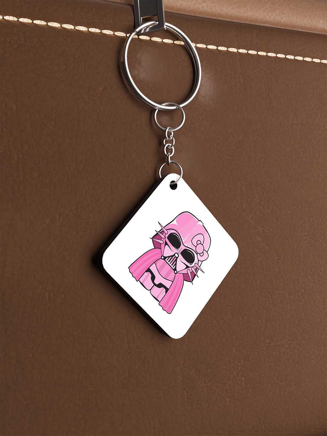Pookie Trooper Art Graphic Keychain