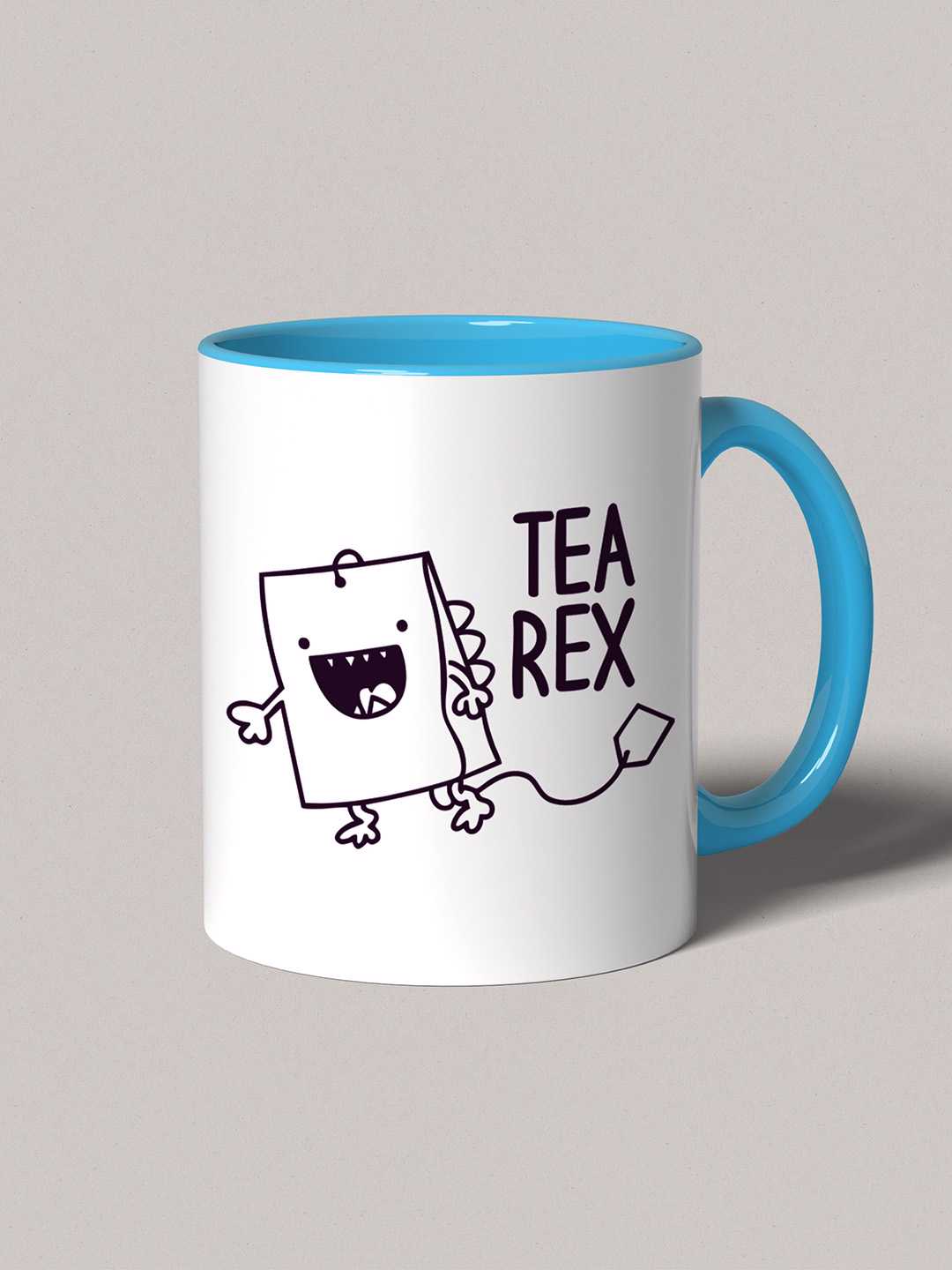 TEA REX Graphic Printed Ceramic Mug