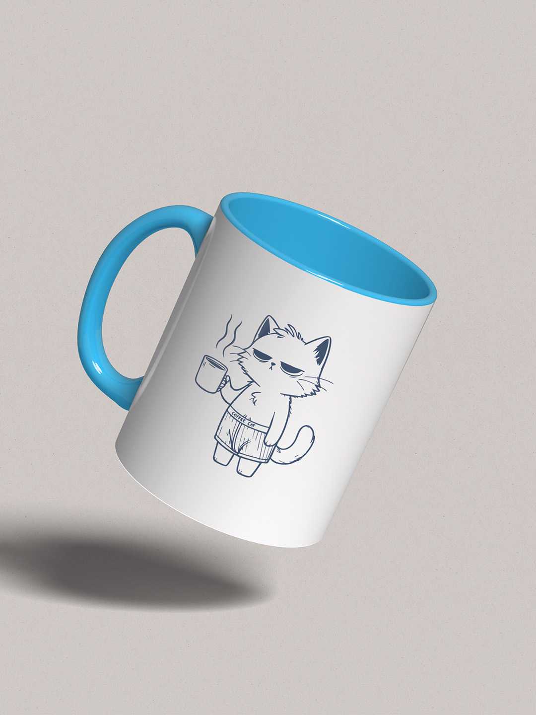 GRUMPY CAT Graphic Printed Ceramic Mug