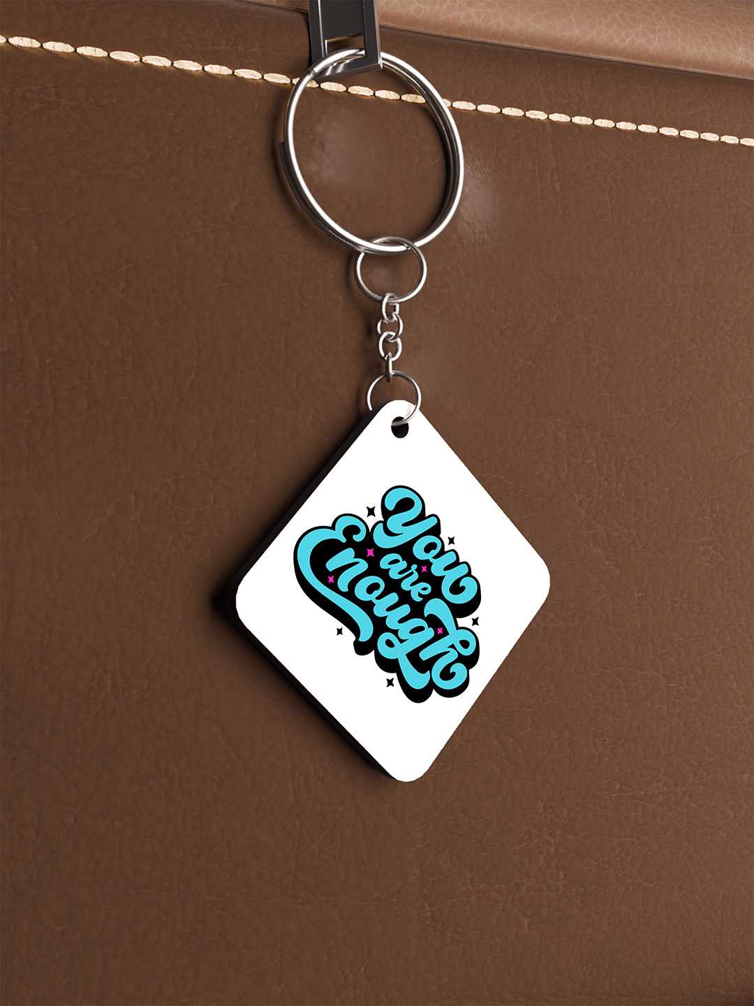 You are Enough Graphic Keychain