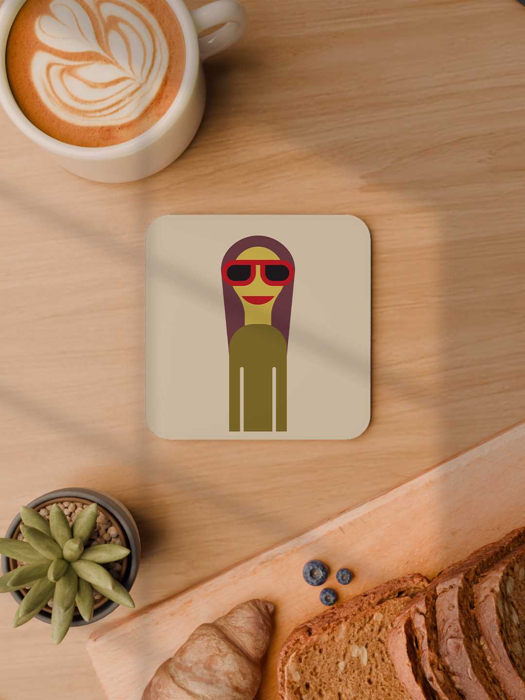 The Cool Crew Graphic Coasters - Pack of 6