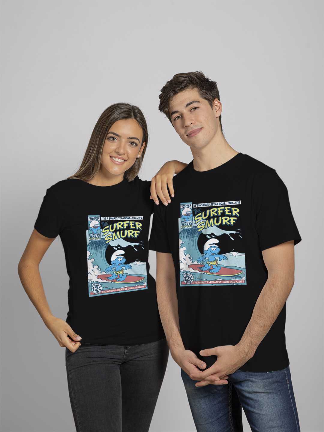 The Surfer Smurf Unisex Regular Tee