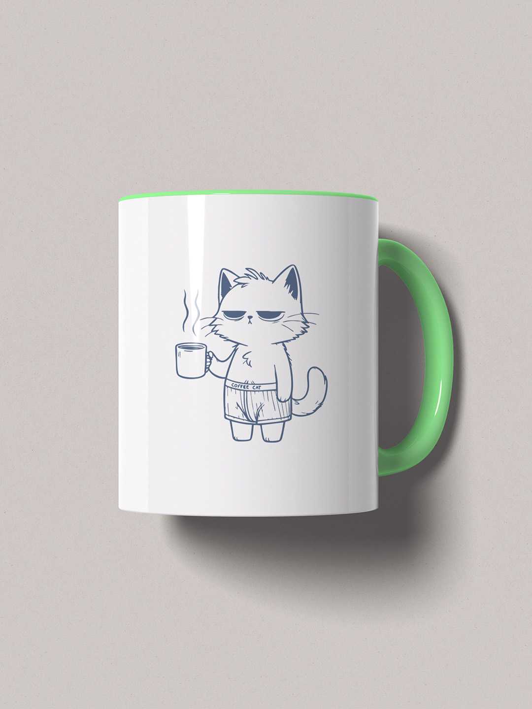 GRUMPY CAT Graphic Printed Ceramic Mug