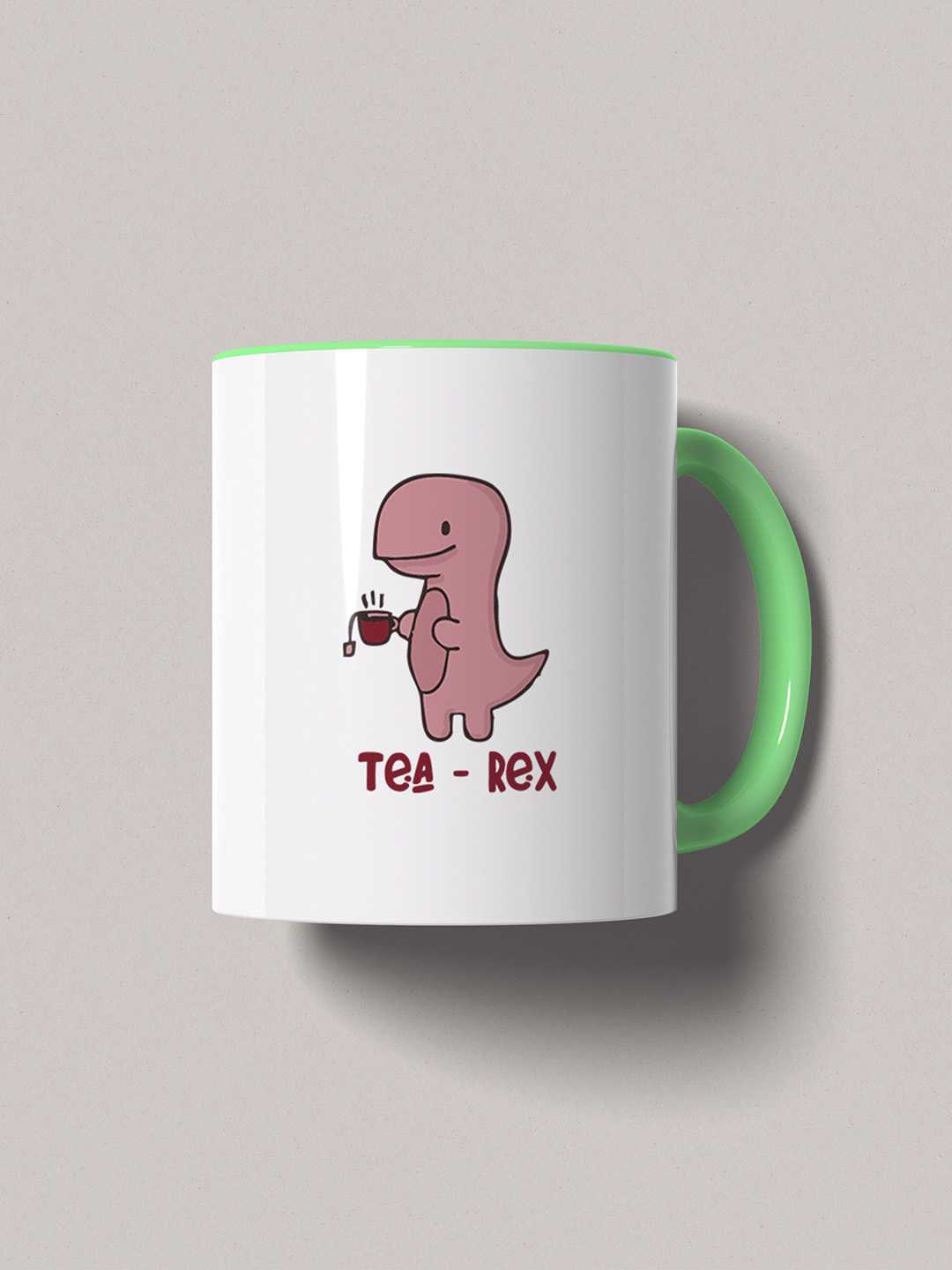 TEA-REX Graphic Printed Ceramic Mug