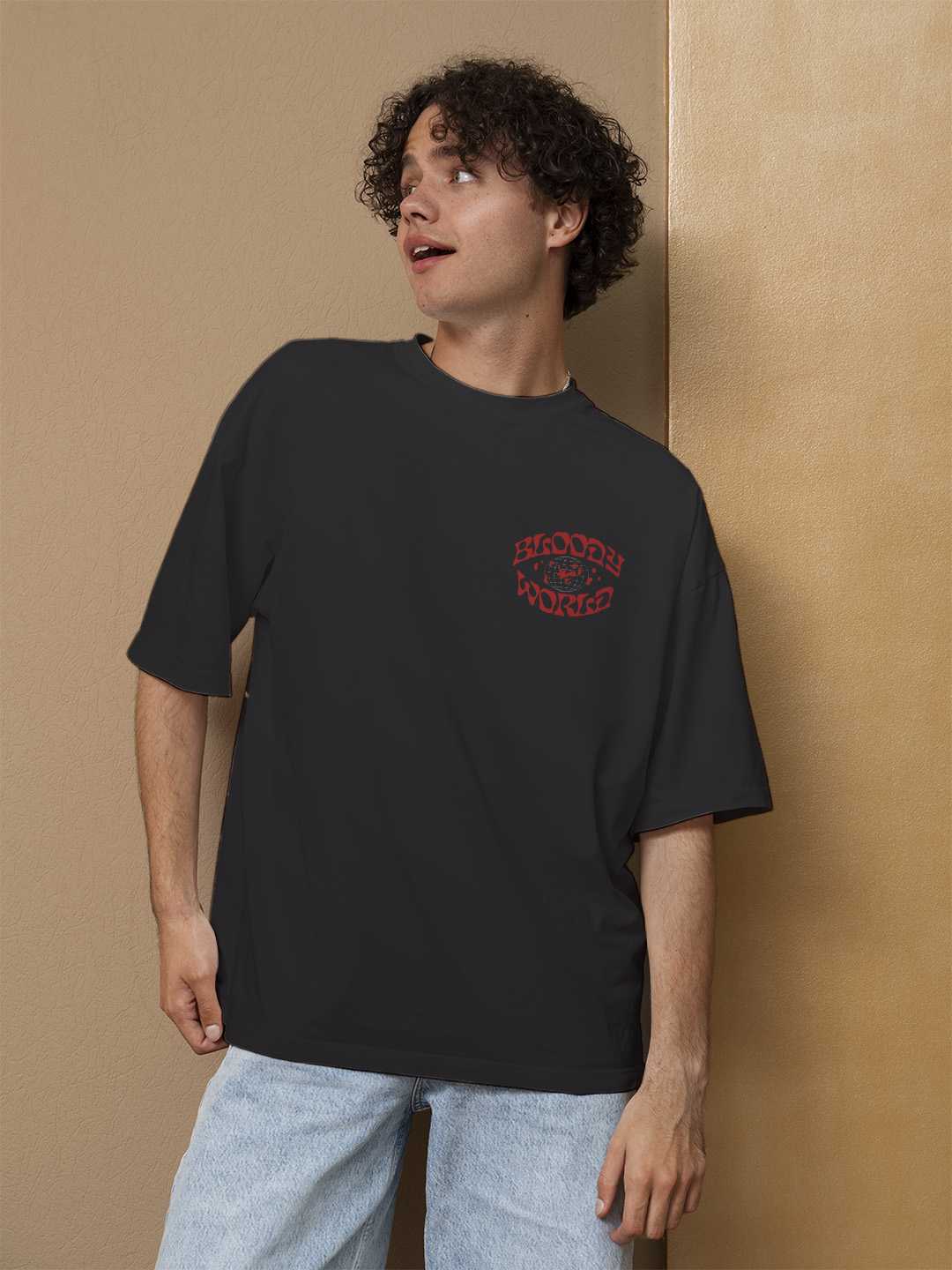 Bloody World Oversized Tee