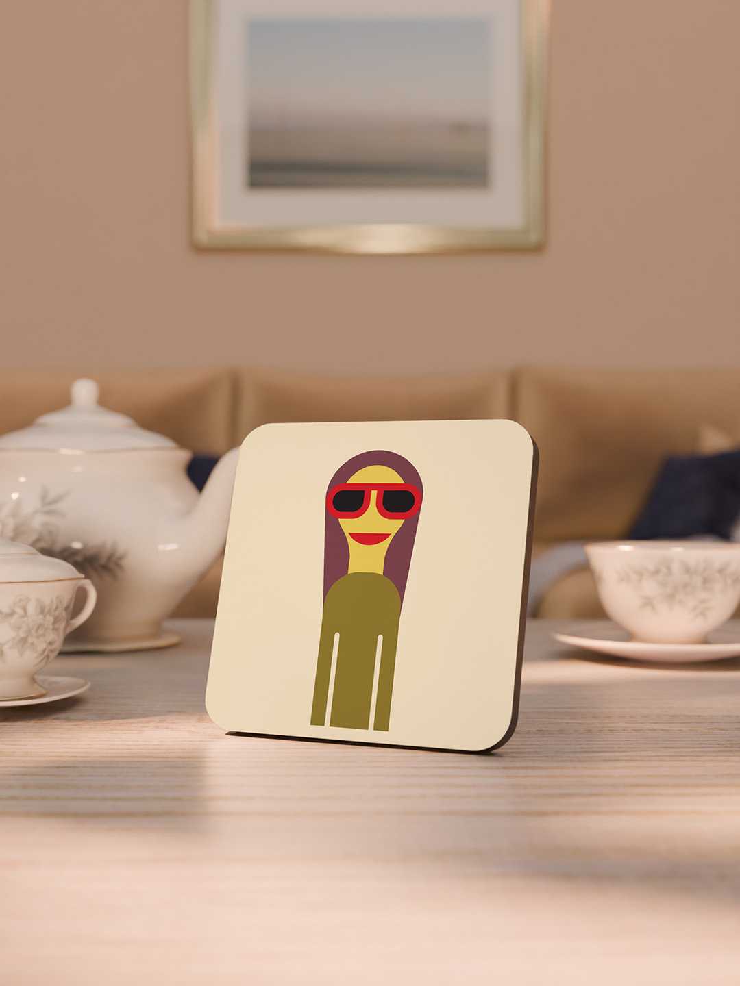 The Cool Crew Graphic Coasters - Pack of 6