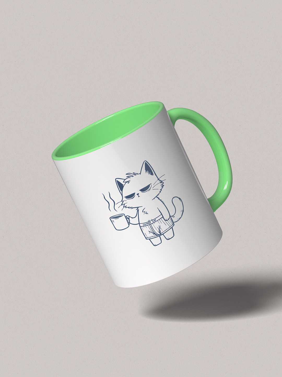 GRUMPY CAT Graphic Printed Ceramic Mug
