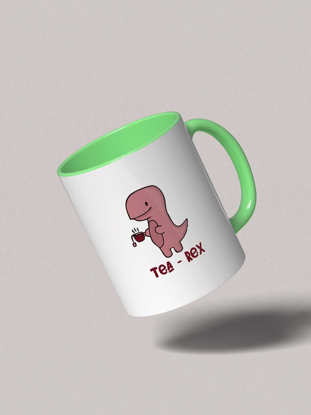 TEA-REX Graphic Printed Ceramic Mug