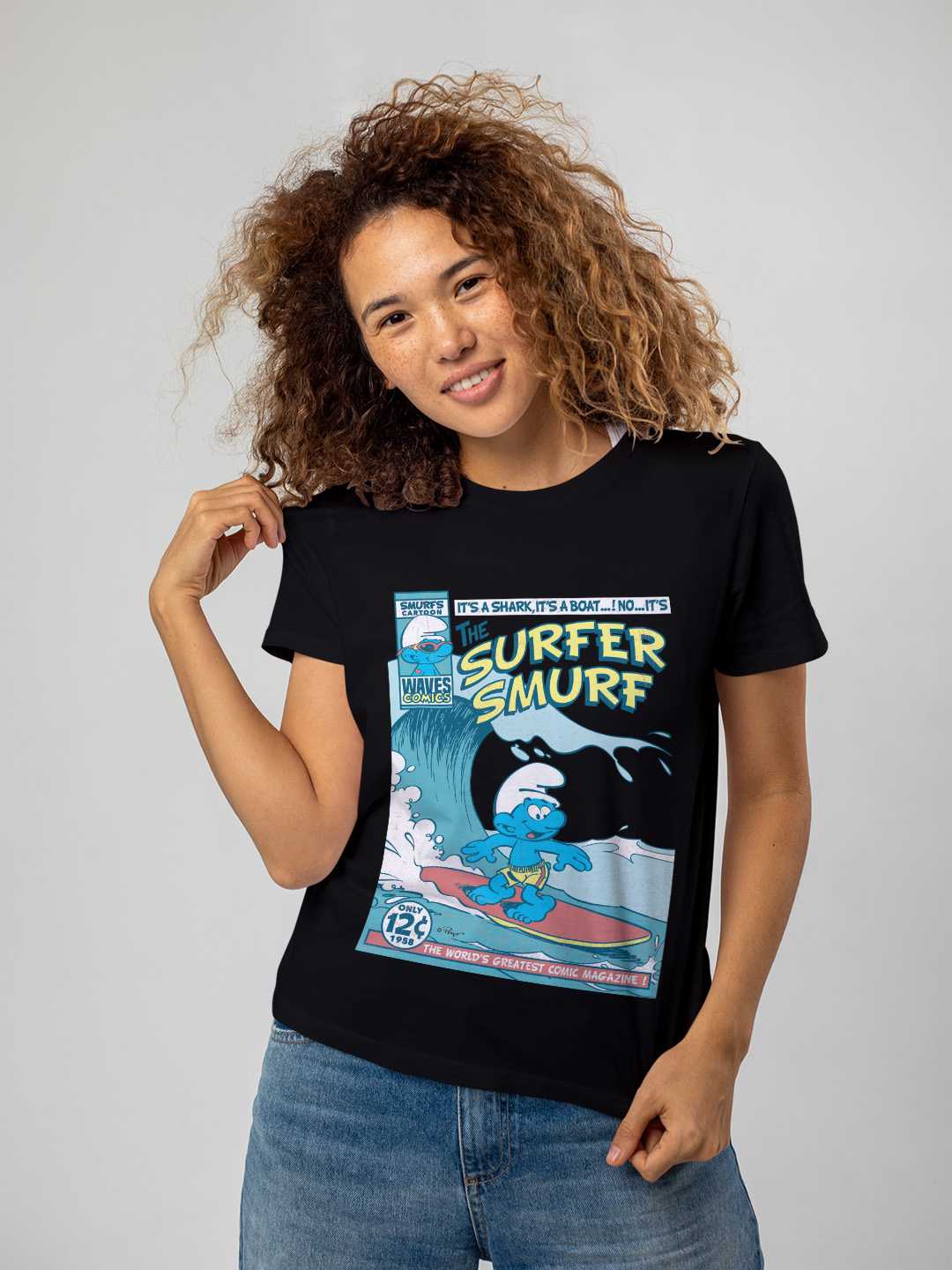 The Surfer Smurf Unisex Regular Tee