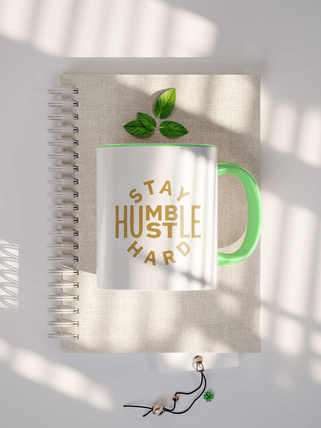 STAY HUMBLE Graphic Printed Ceramic Mug