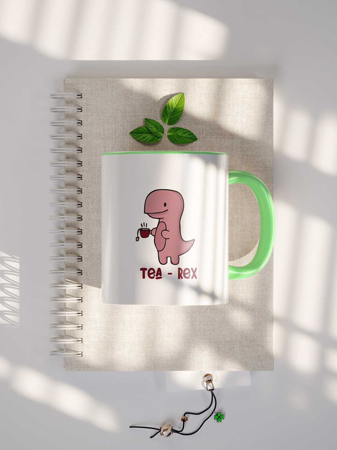 TEA-REX Graphic Printed Ceramic Mug