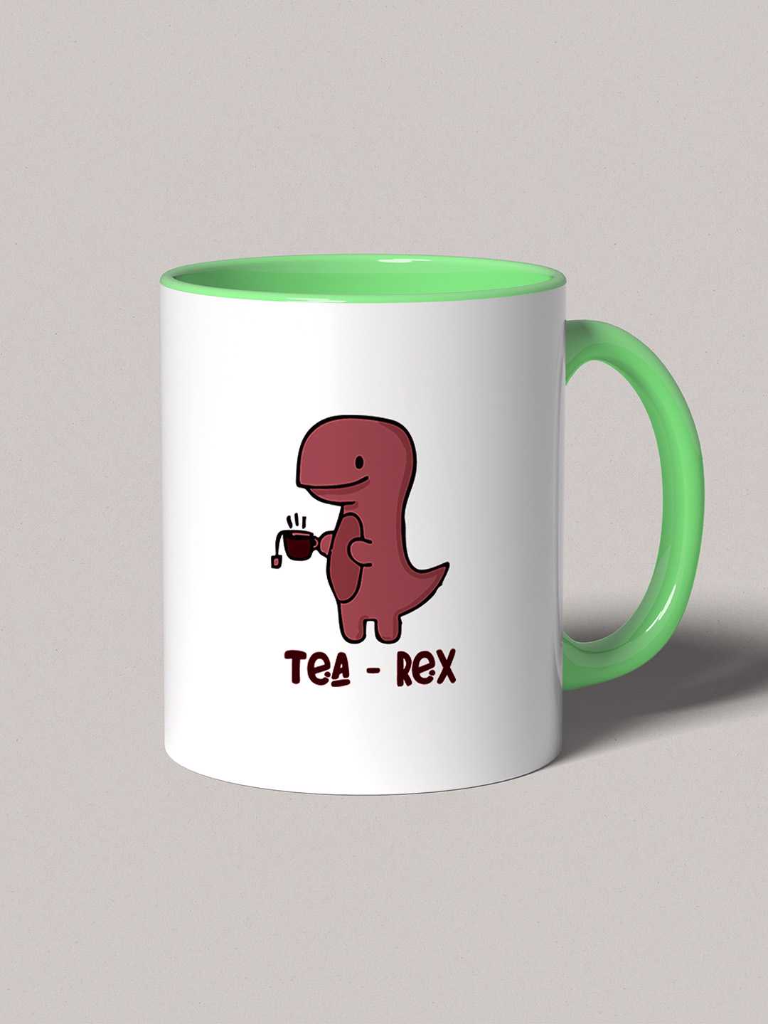 TEA-REX Graphic Printed Ceramic Mug