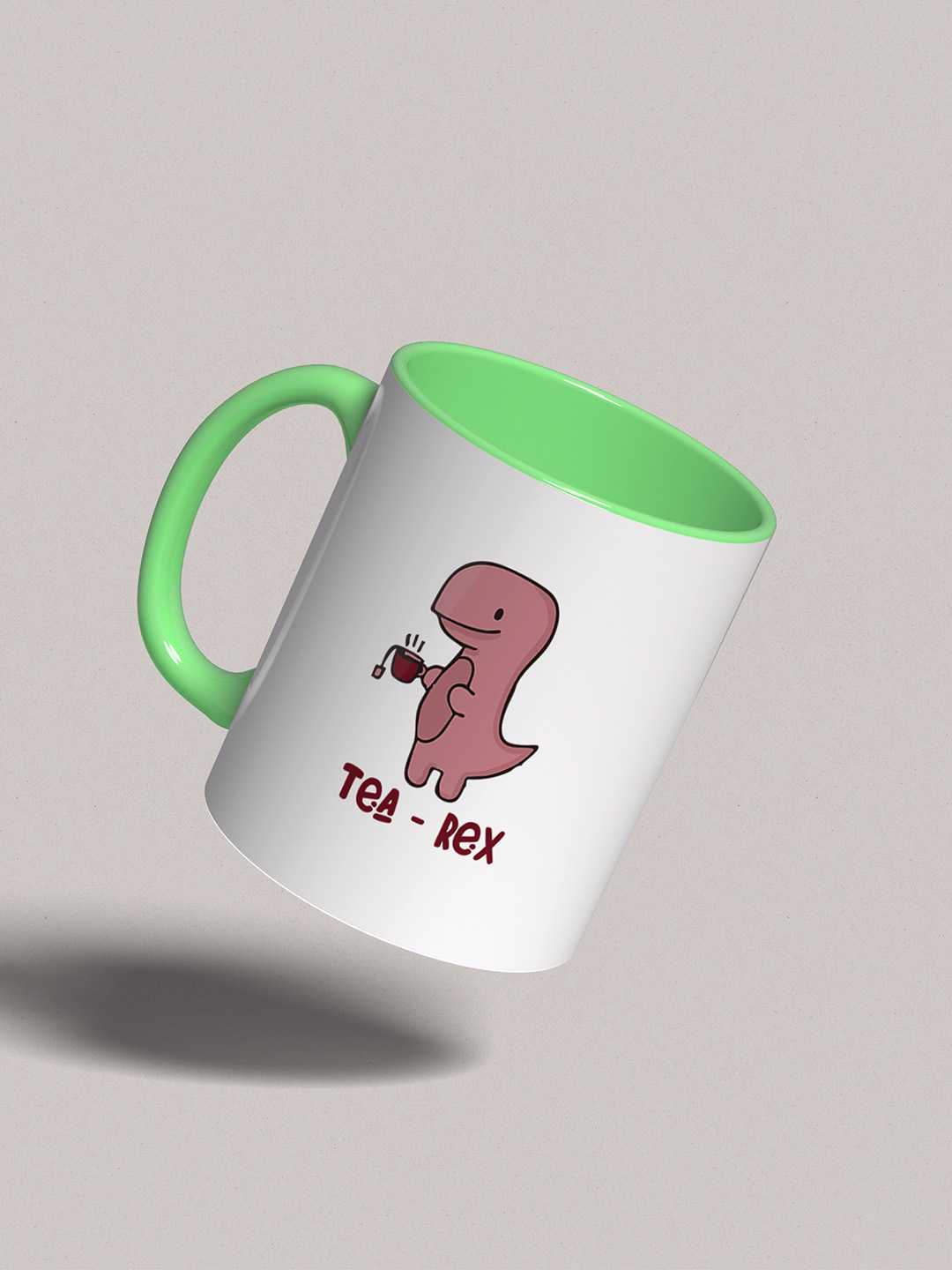 TEA-REX Graphic Printed Ceramic Mug