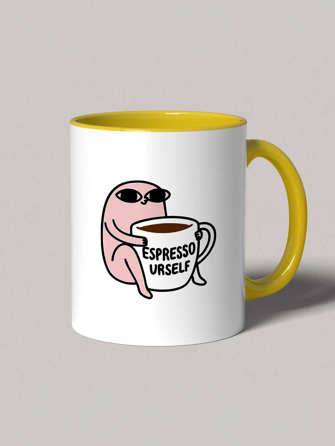 Espresso Urself Graphic Printed Ceramic Mug