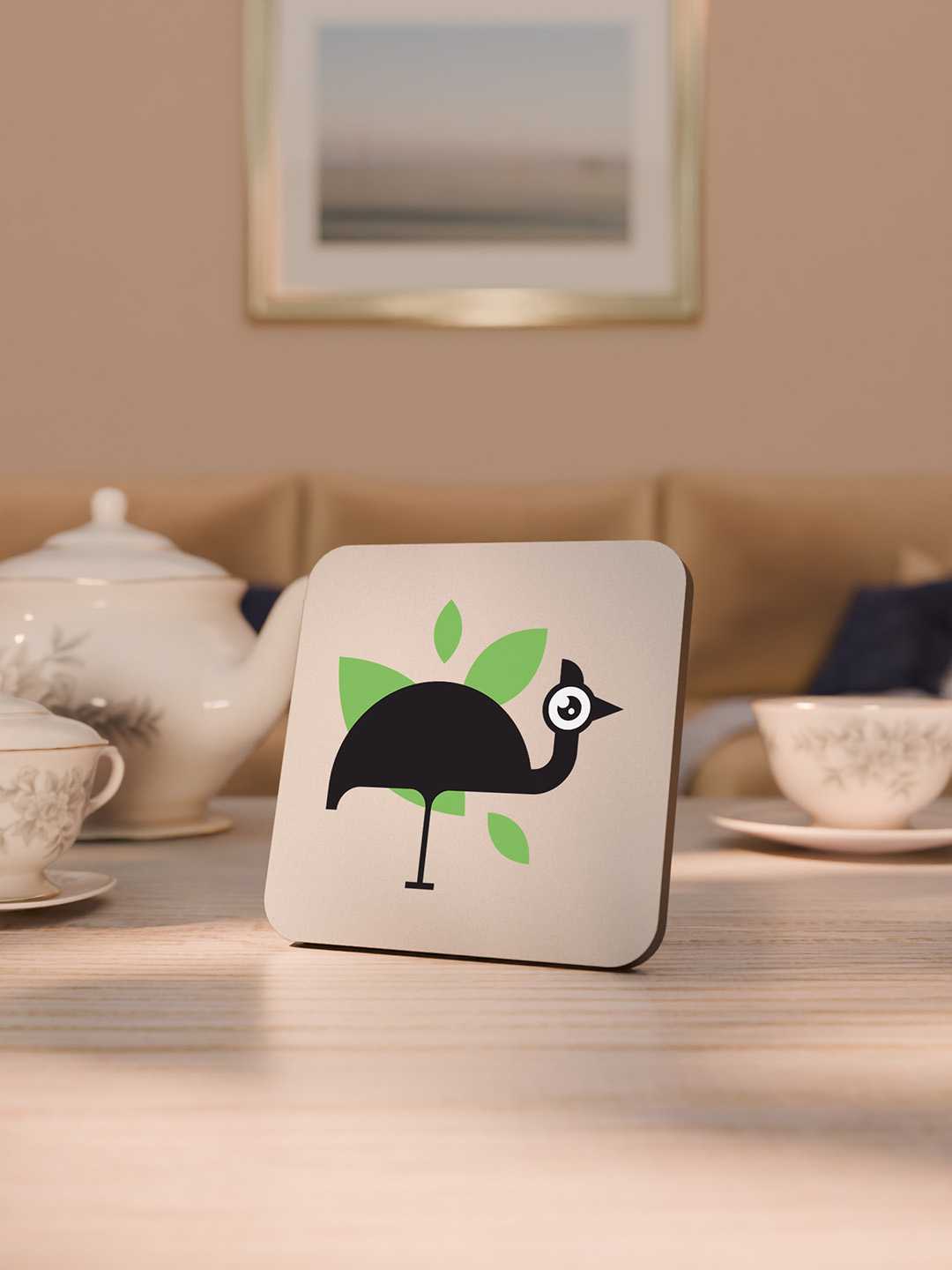 Birdy Nest Graphic Coasters - Pack of 6