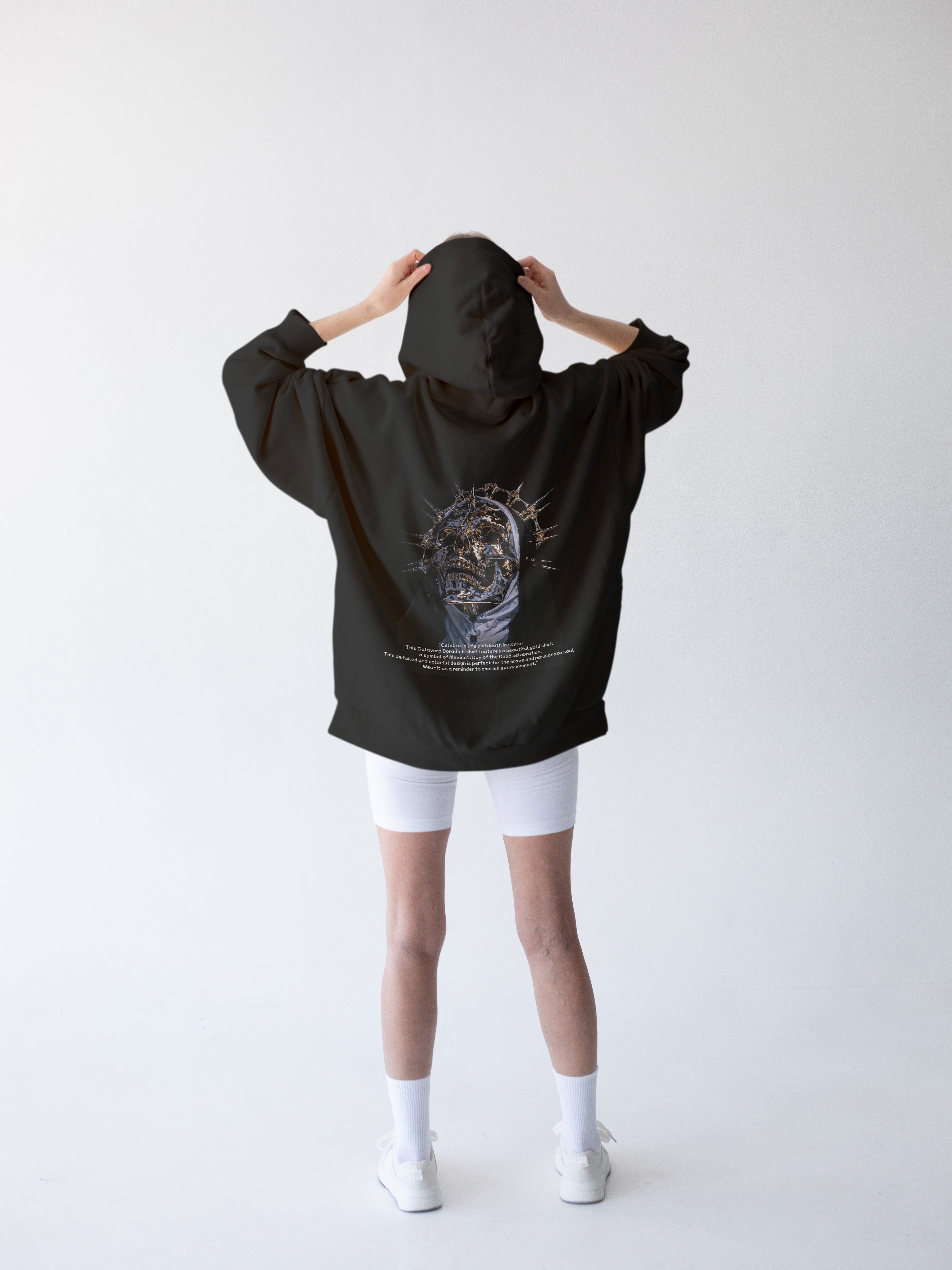 Calavera Dorada Pullover Hoodie
