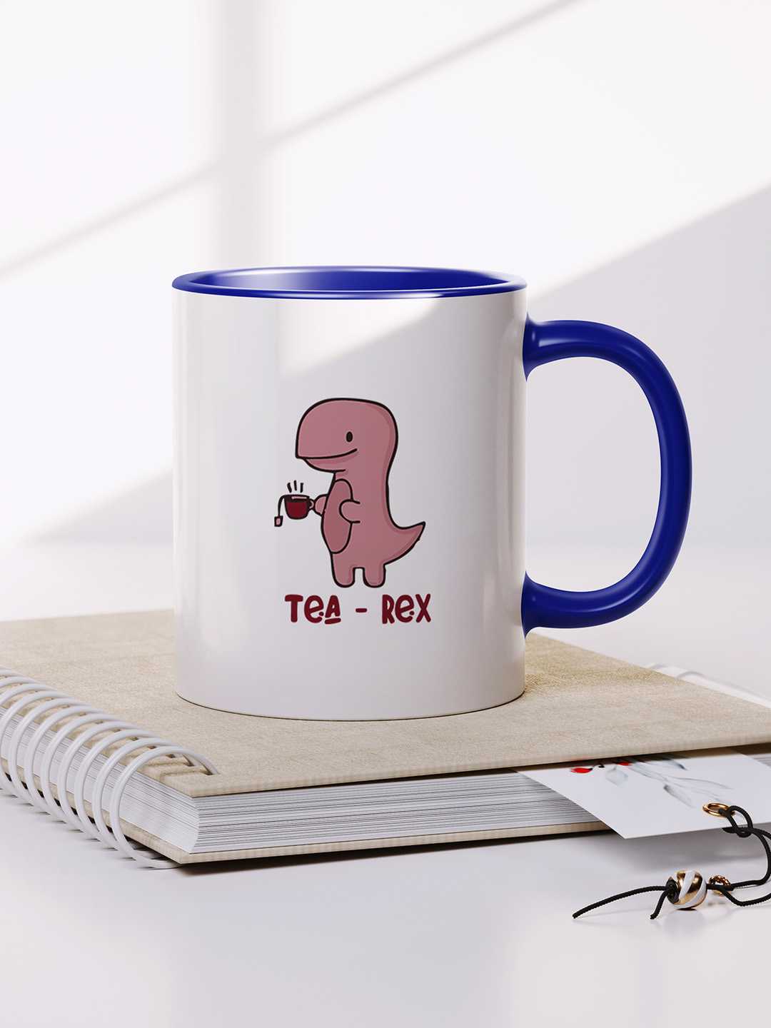 TEA-REX Graphic Printed Ceramic Mug