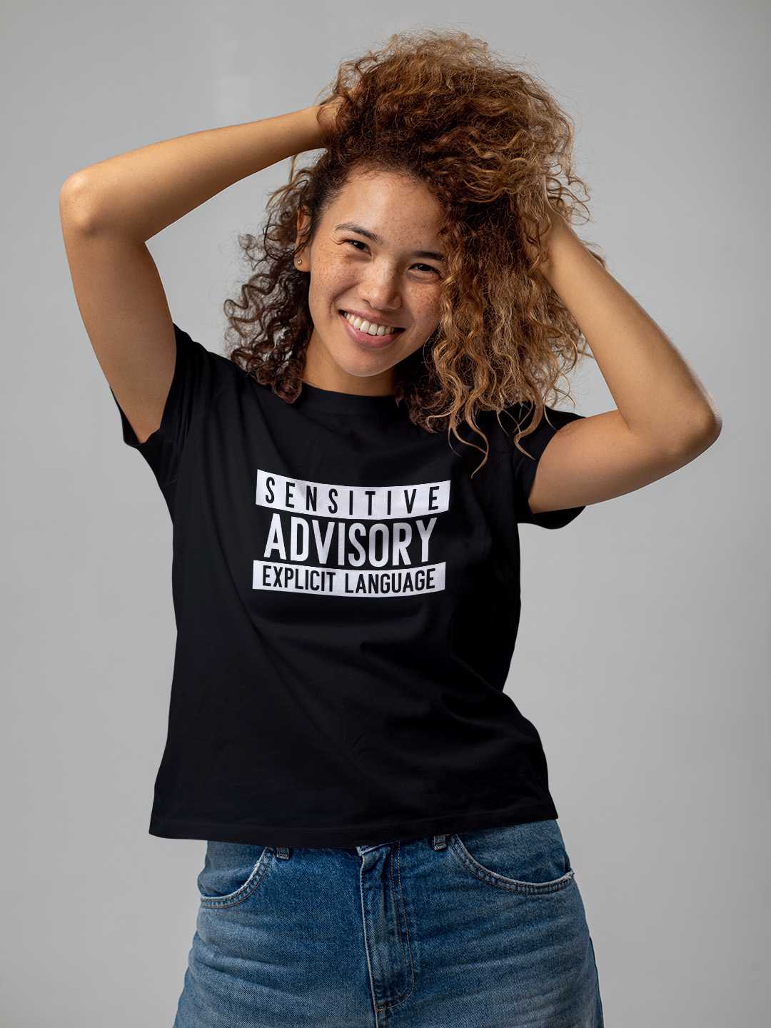 Sensitive Advisory Graphic Tee