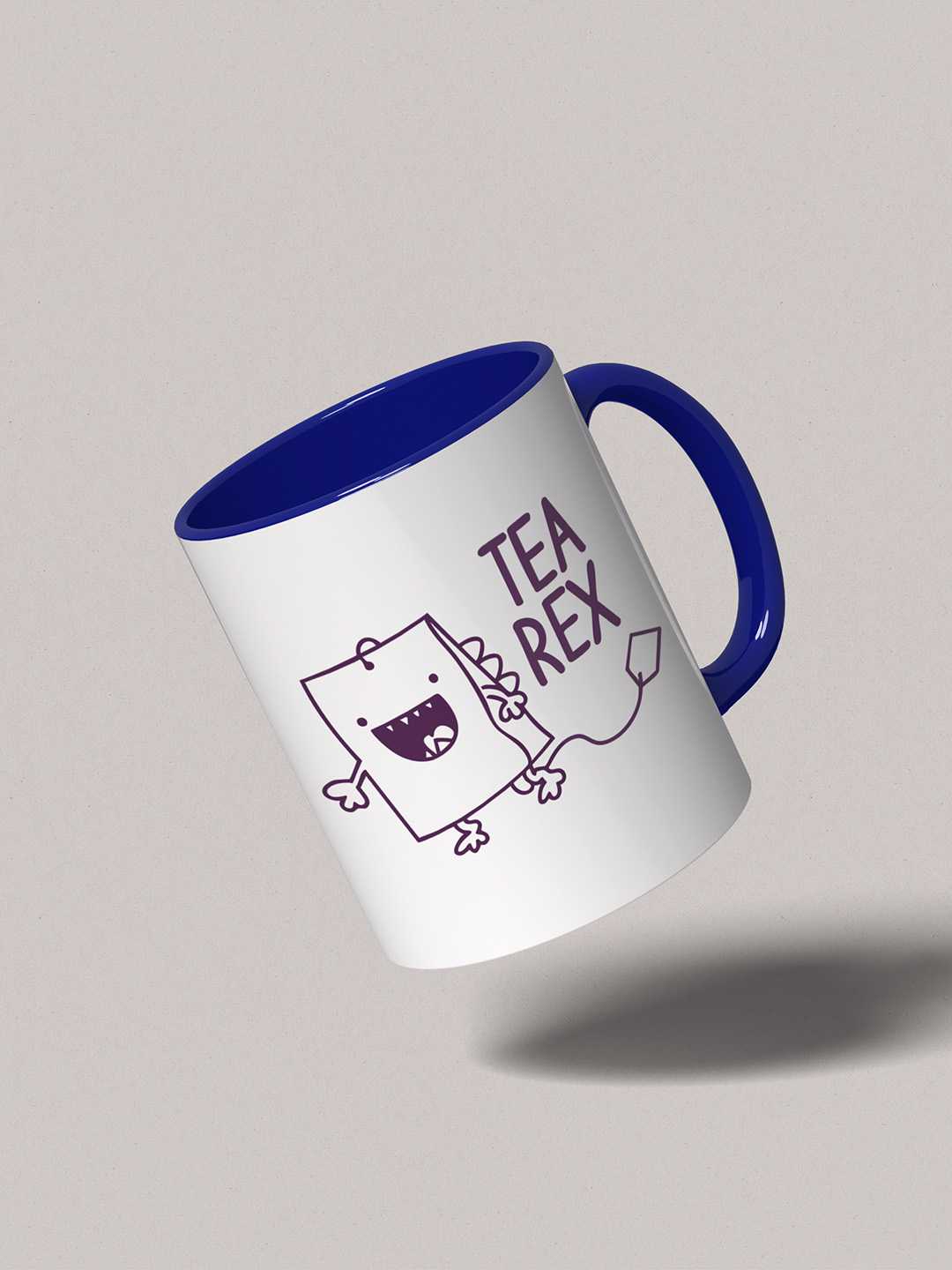 TEA REX Graphic Printed Ceramic Mug